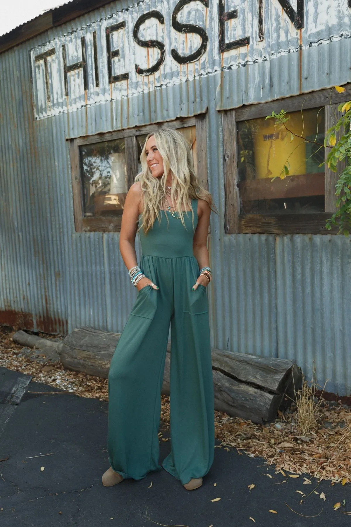 Alanis Jumpsuit - Green