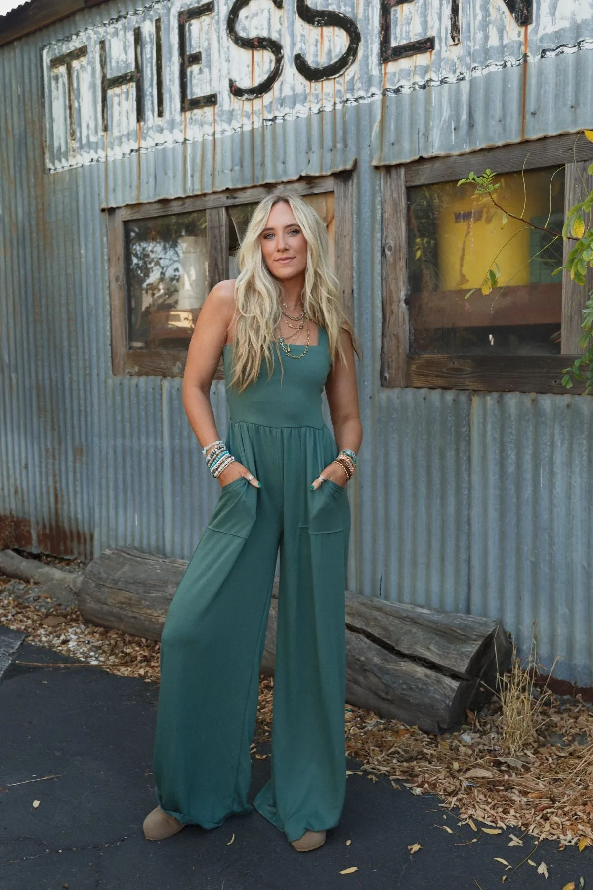 Alanis Jumpsuit - Green