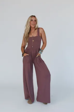 Alanis Jumpsuit - Mulberry