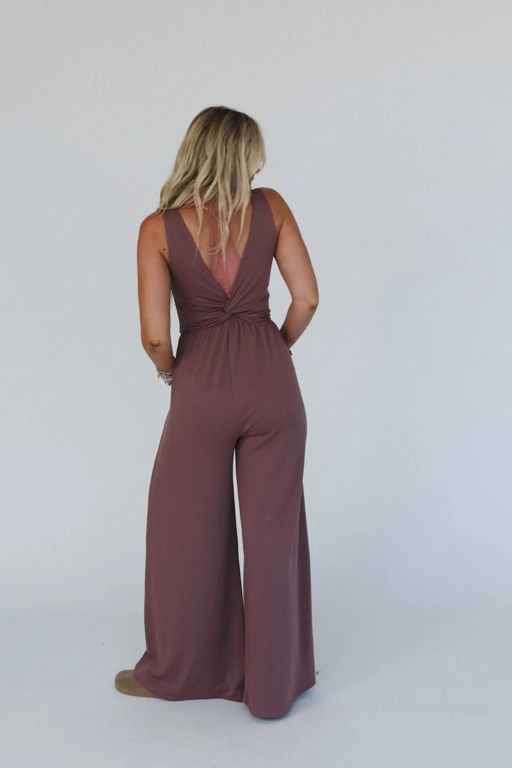 Alanis Jumpsuit - Mulberry