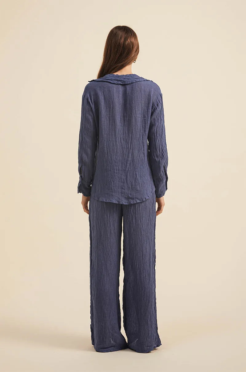 ANTHEA Pants - twilight linen