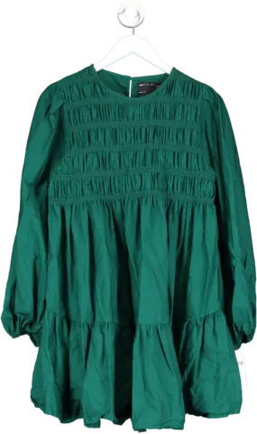 ASOS Green Chuck On Smock Dress UK 10