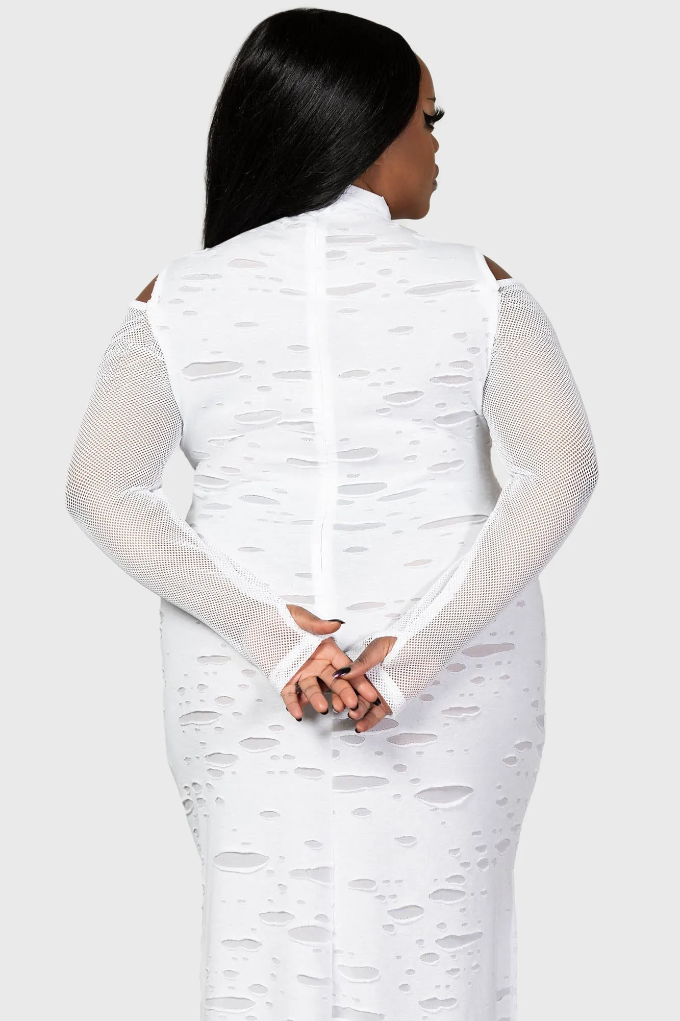 Biters Maxi Dress [WHITE] [PLUS]