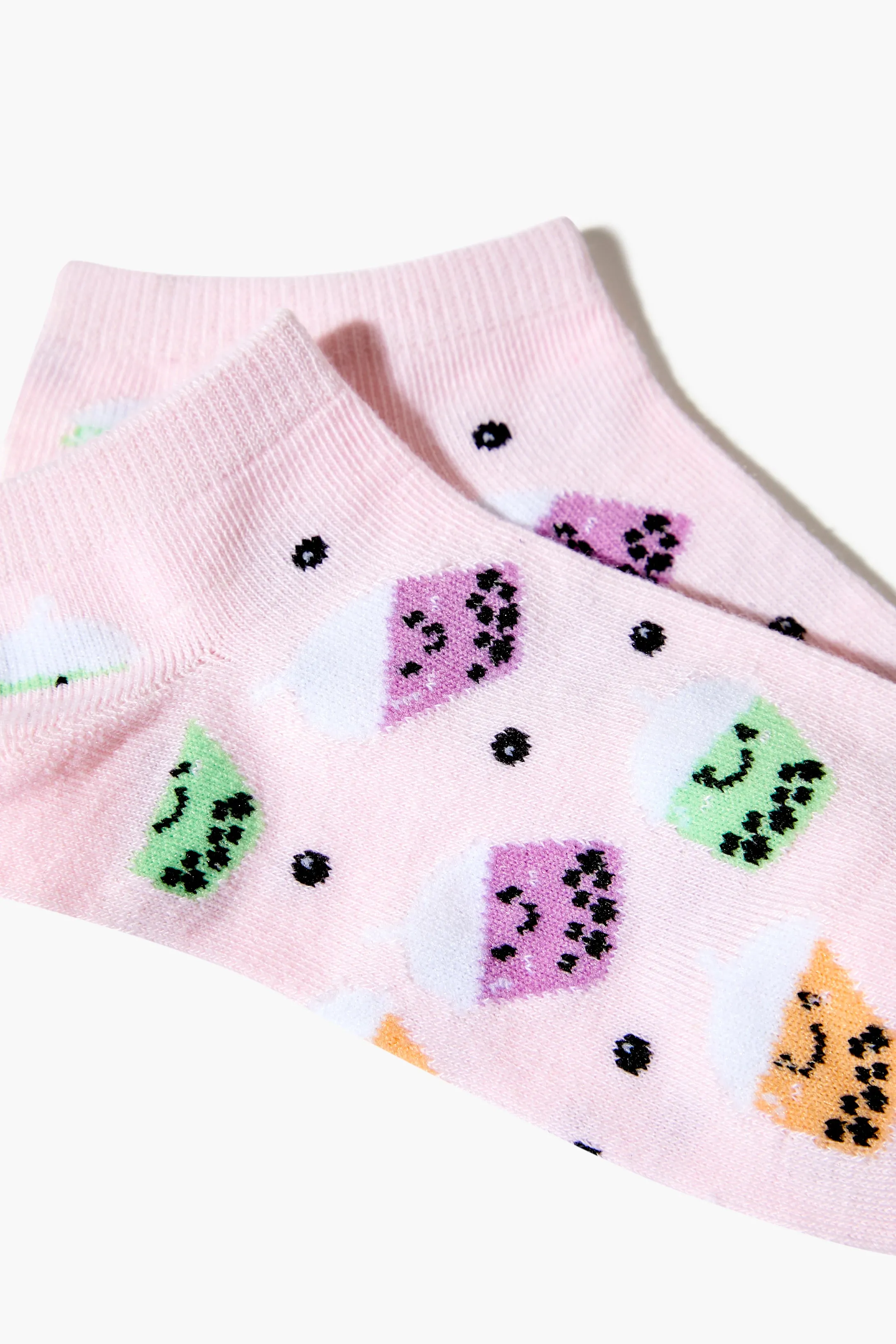 Boba Print Ankle Socks