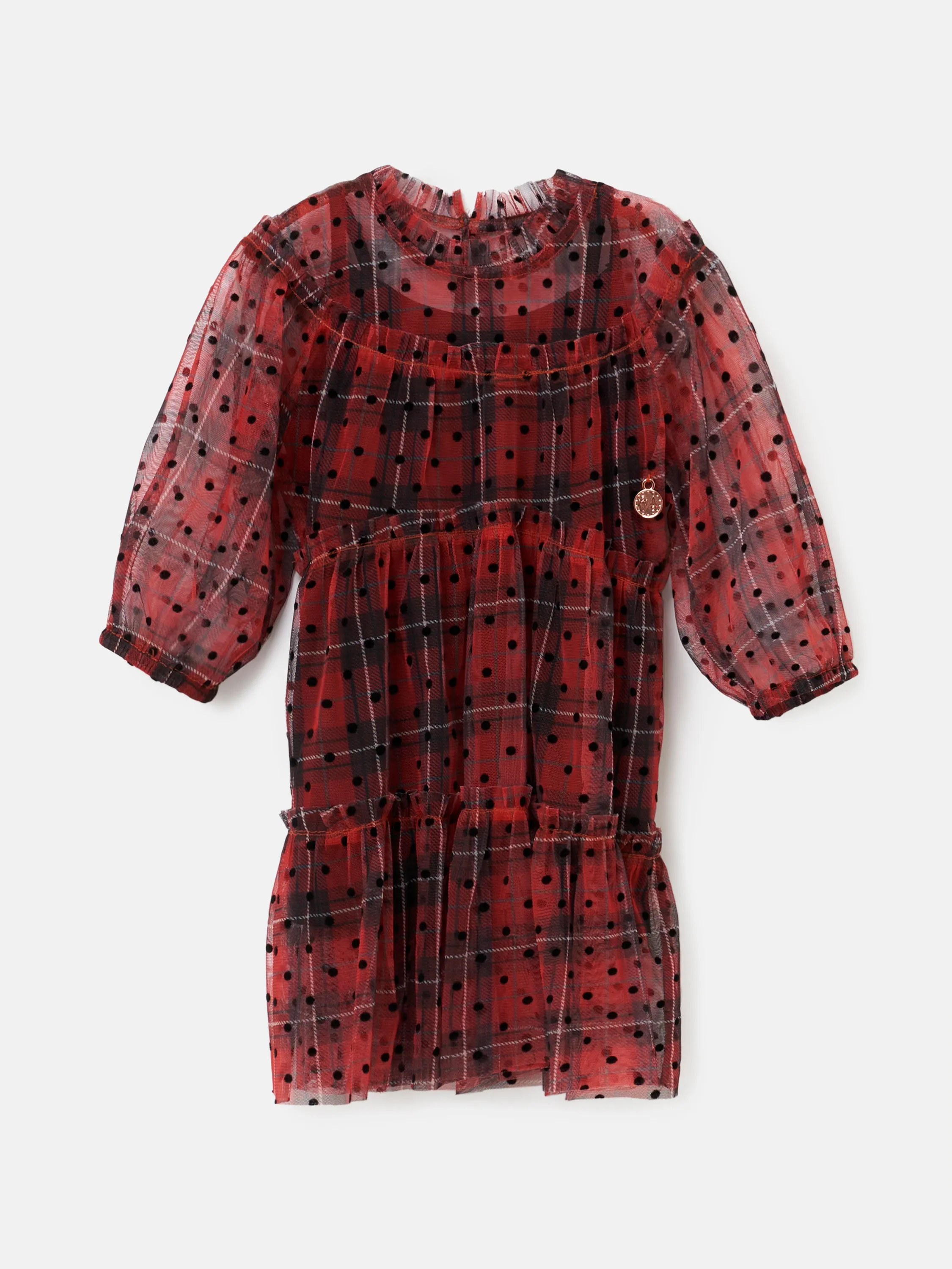 Cara Baby Tartan Spot Dress