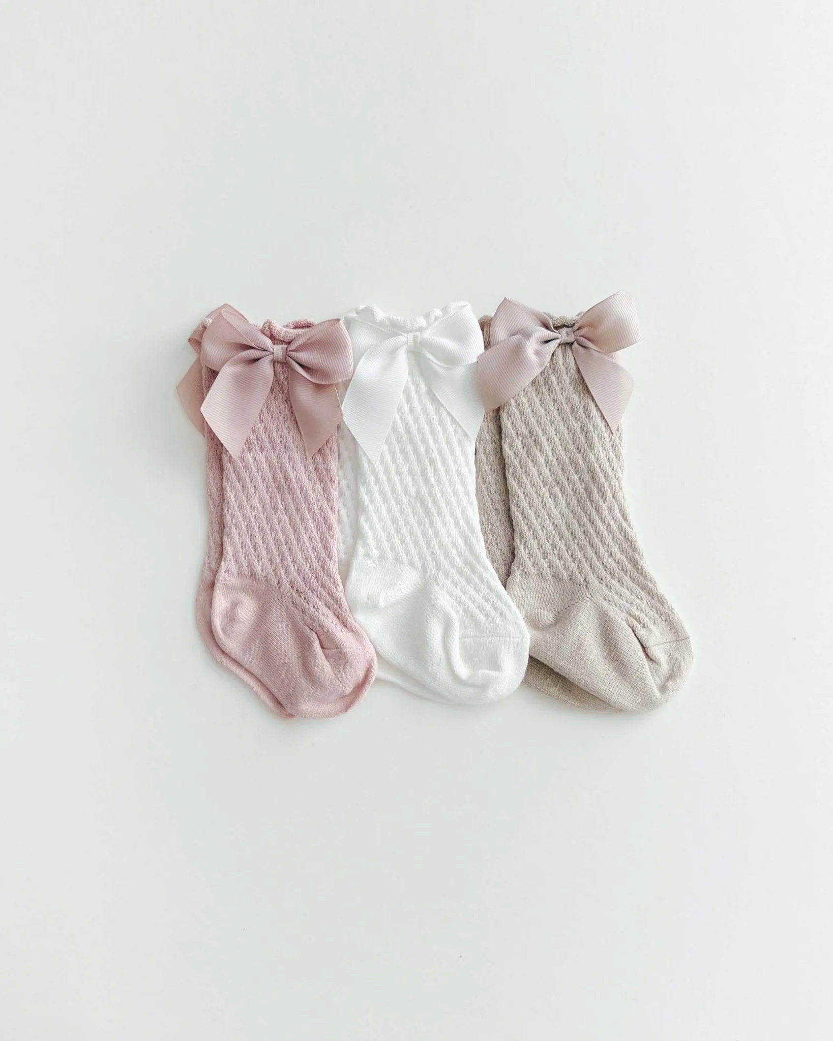 Cotton Lace Socks | Pink