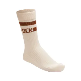 Cotton Tennis Sock Eggshell