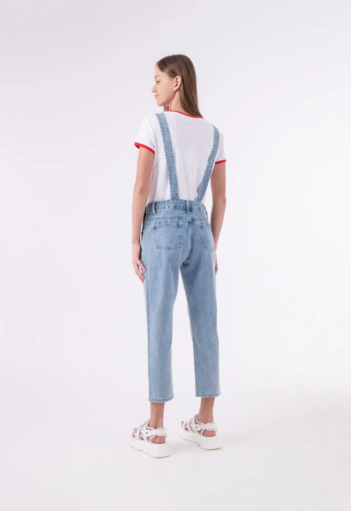 Denim Dungarees Jumpsuit