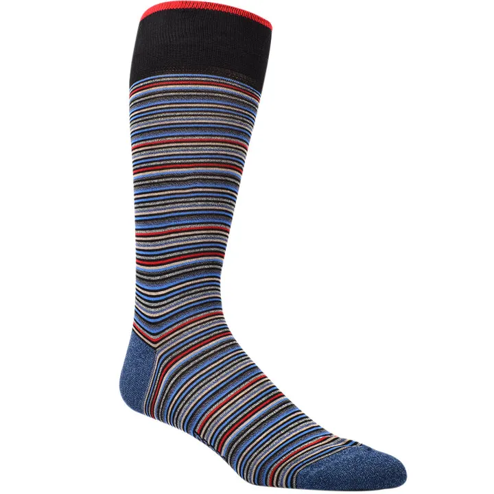 Fine Multi Bar Stripe Sock DS0122