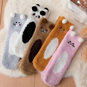 Forest Friend Animal Winter Socks MK18752