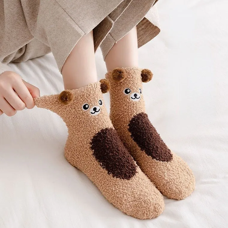 Forest Friend Animal Winter Socks MK18752