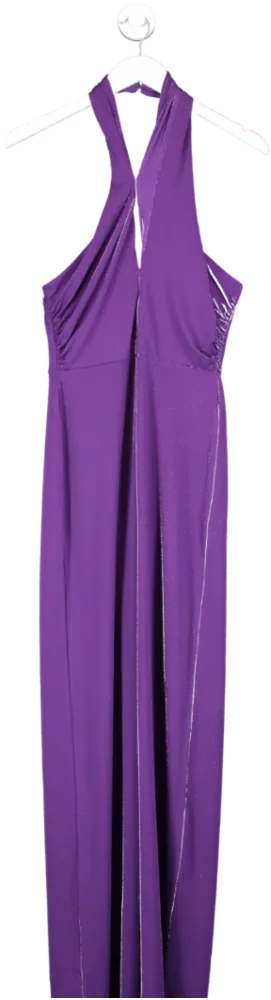 H&M Purple Halterneck Jumpsuit UK S