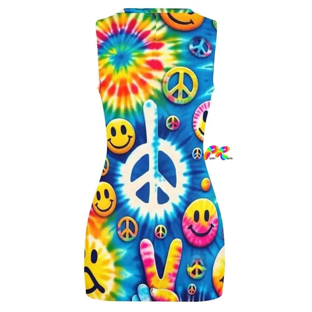 Harmony Cut-Out Rave Dress