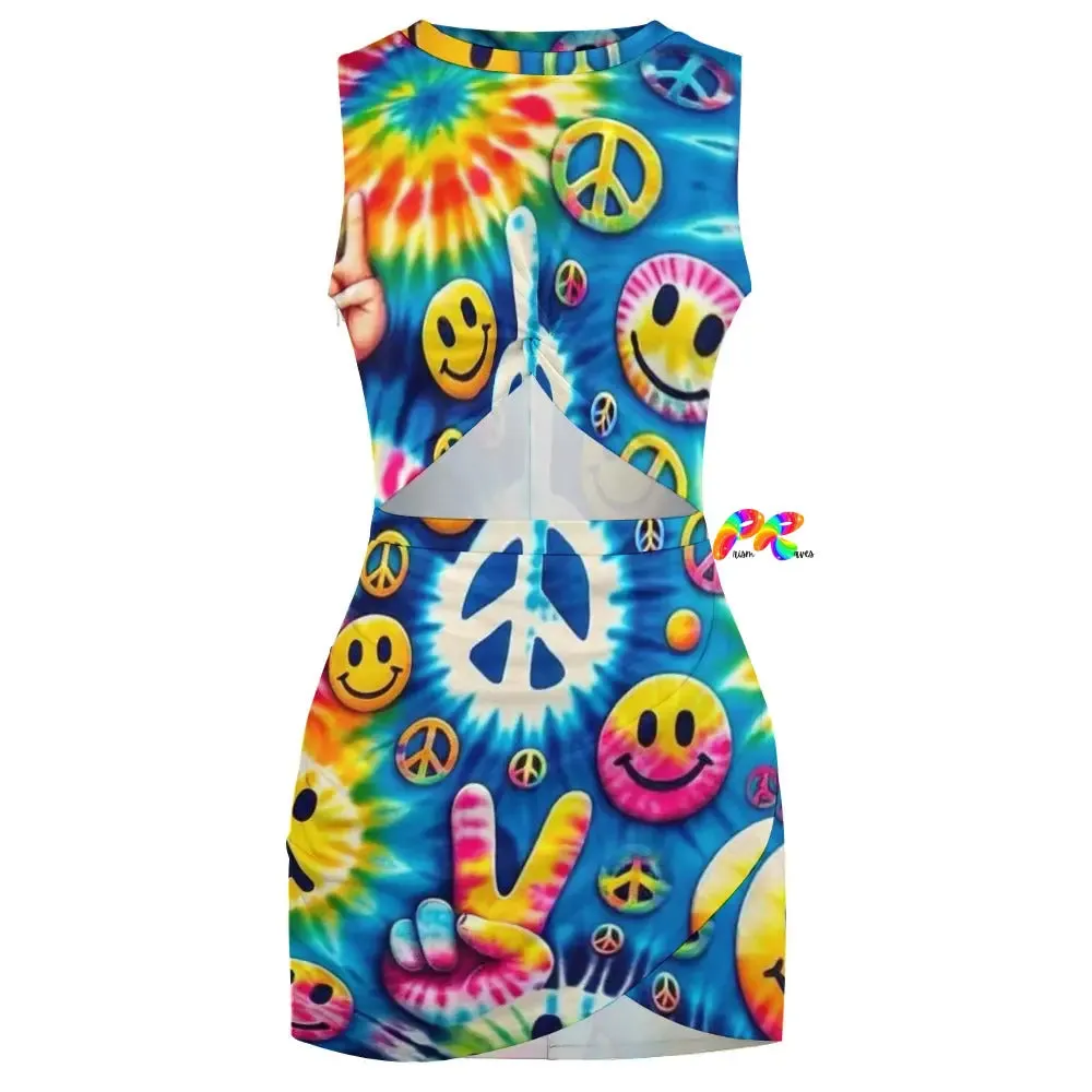 Harmony Cut-Out Rave Dress