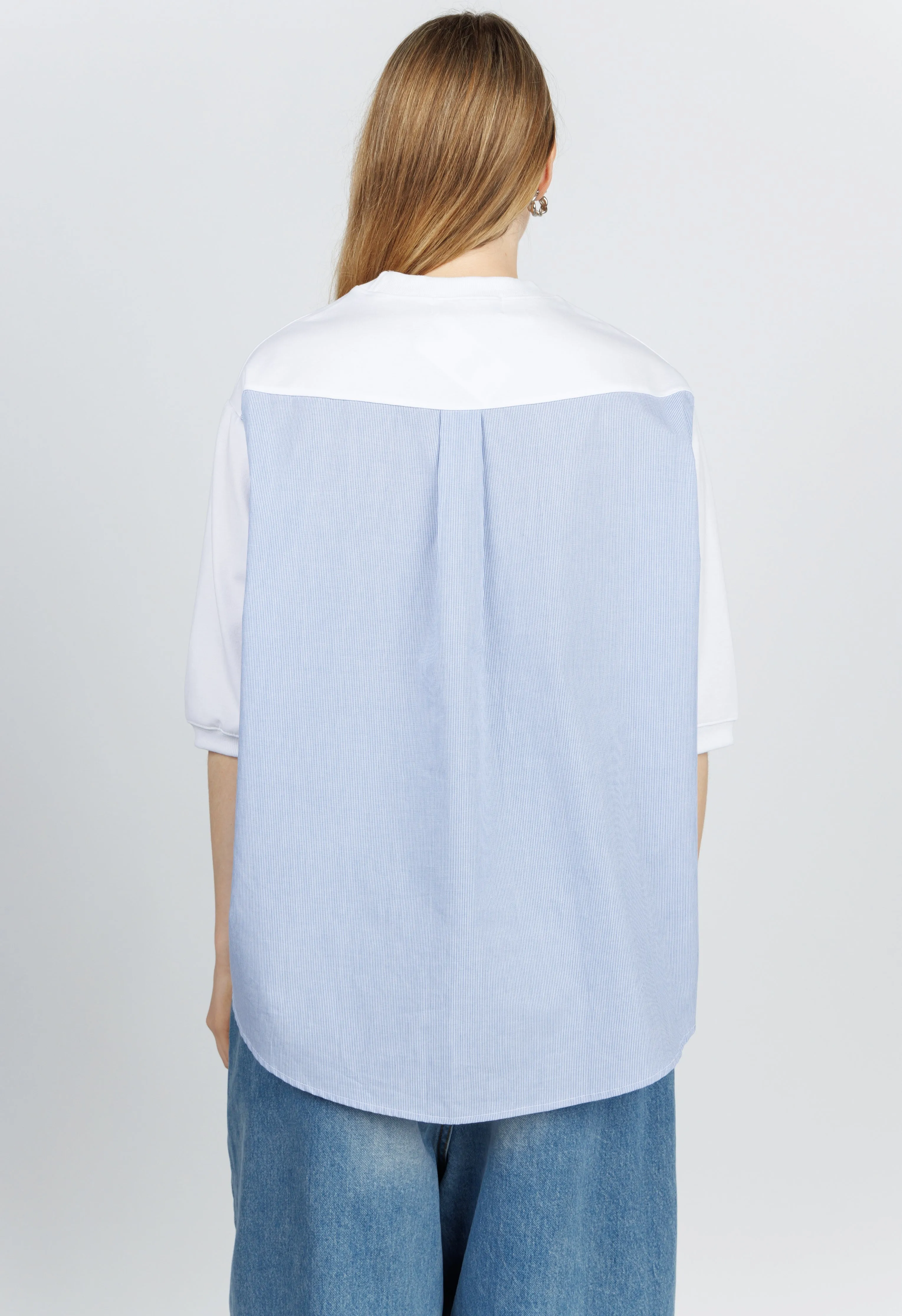 Hillary Top in French Blue