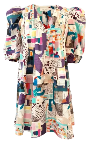 Hunter Bell Jenkins Dress, Patchwork BNWT UK M