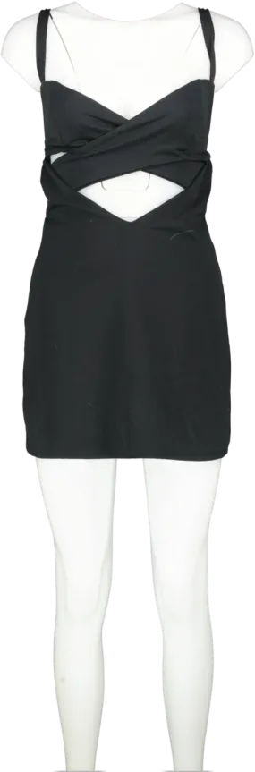 L'academie Black Anoush Mini Dress UK XS