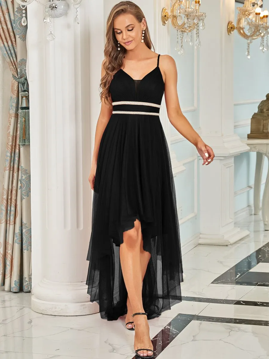 Modest Wholesale High-Low Tulle Prom Dress for Women