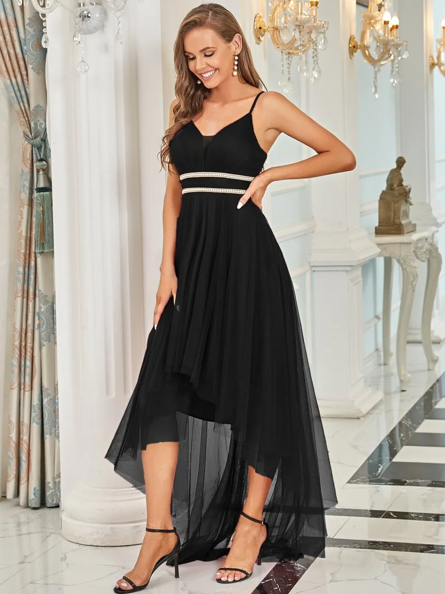 Modest Wholesale High-Low Tulle Prom Dress for Women