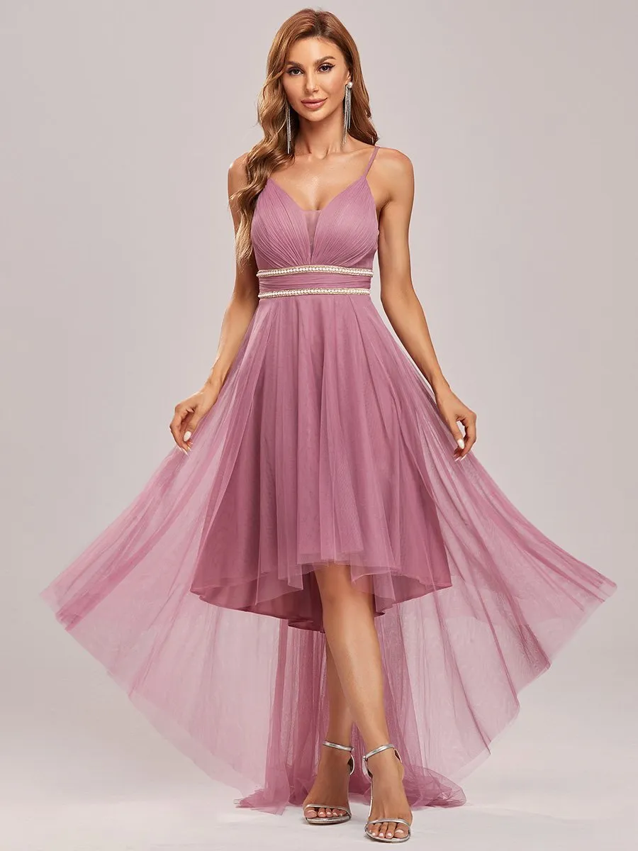 Modest Wholesale High-Low Tulle Prom Dress for Women