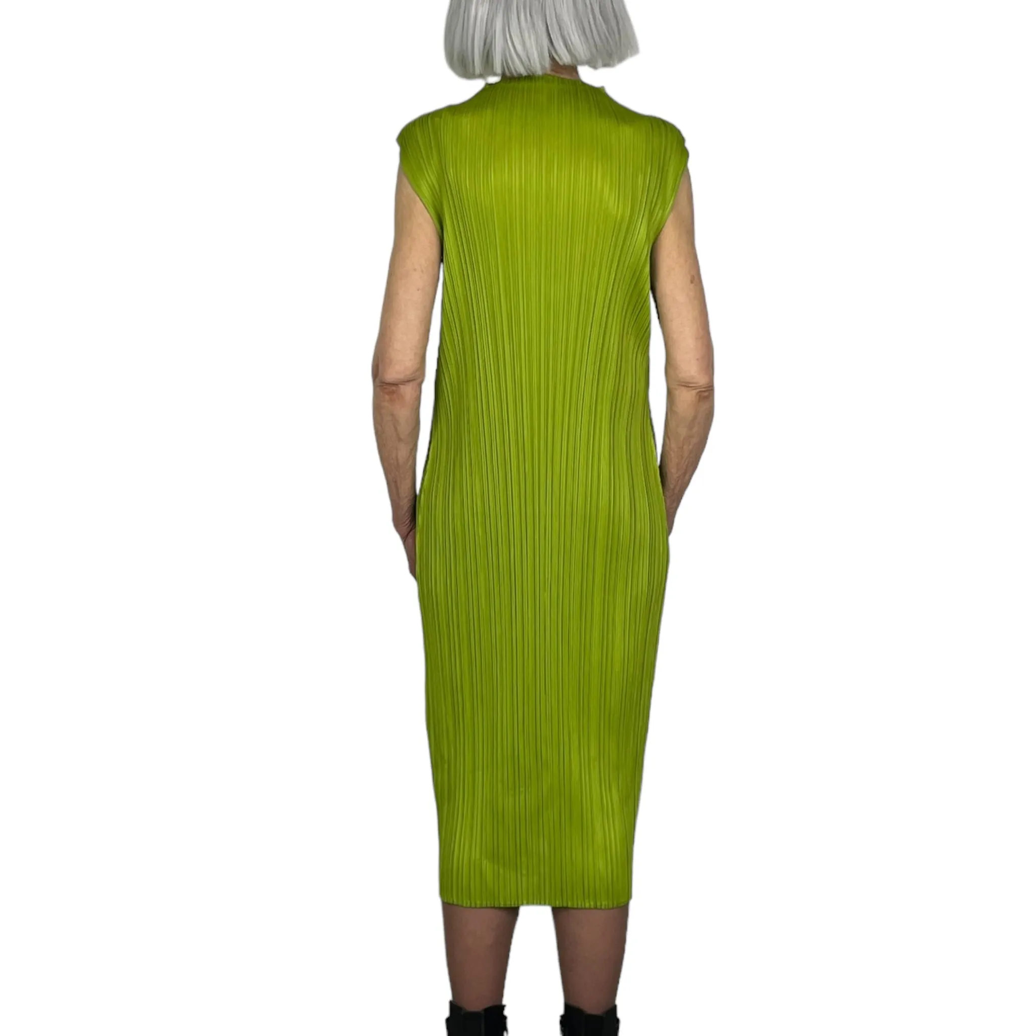 MONTHLY COLORS: AUGUST HI NECK DRESS