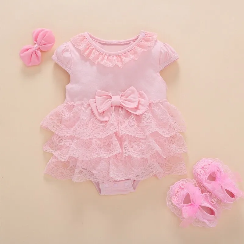 Newborn Party Romper Bodysuit