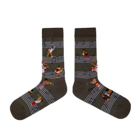 Semi-Tone Deaf - Men's Socks