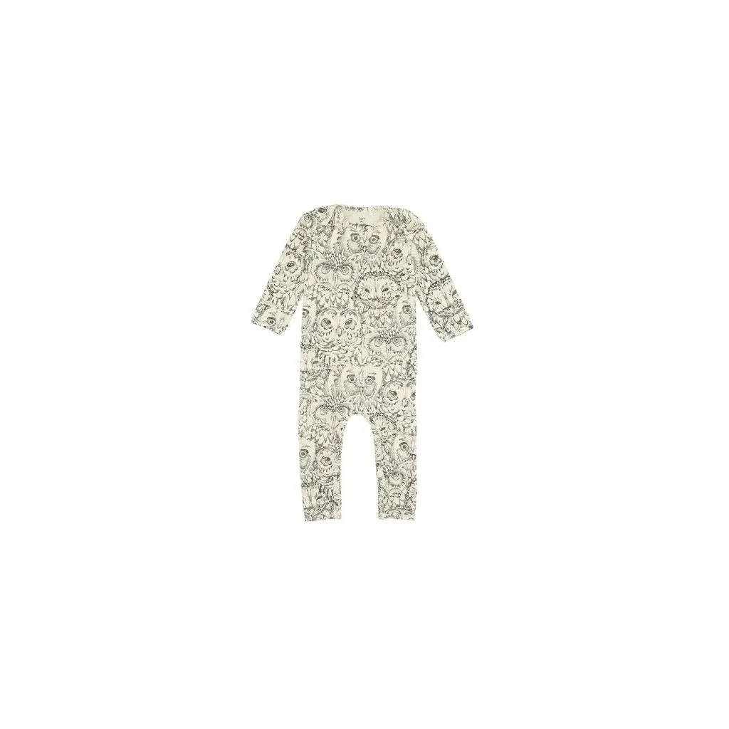 SGBen Jumpsuit w/Owls - Creamy White (Cream)