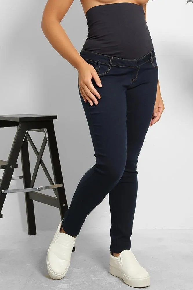 Soft Cotton Bump Skinny Maternity Jeans