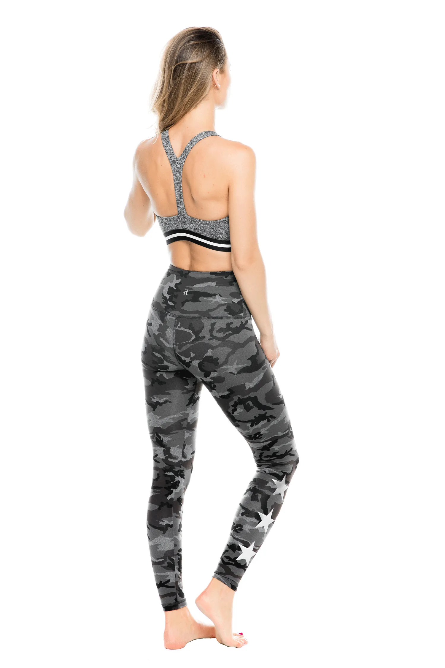 Strut This Star Ankle Tonal Camo/Silver Star Legging