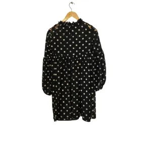 ZARA Black and White Polka Dot Net Tunic | Pre Loved |